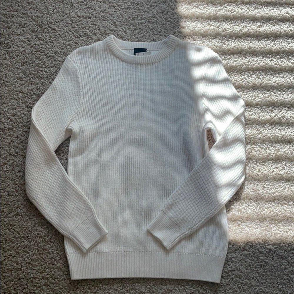 White Knit Sweater